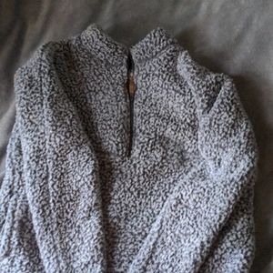 Time N Tru Sherpa quarter zip with pocket